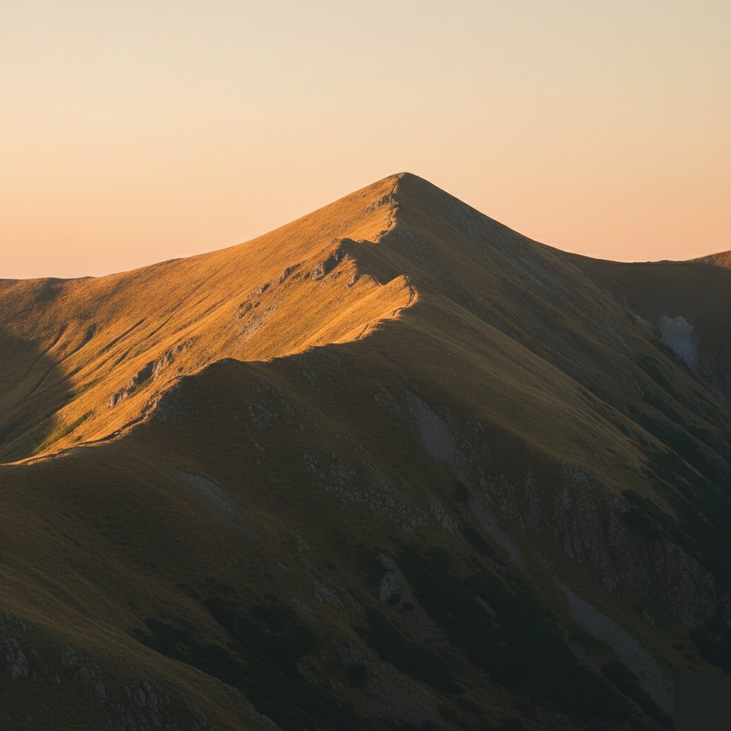 Mountain at sunrise